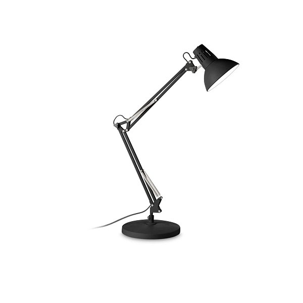 Настольный светильник Ideal Lux WALLY TL1 TOTAL BLACK 265278