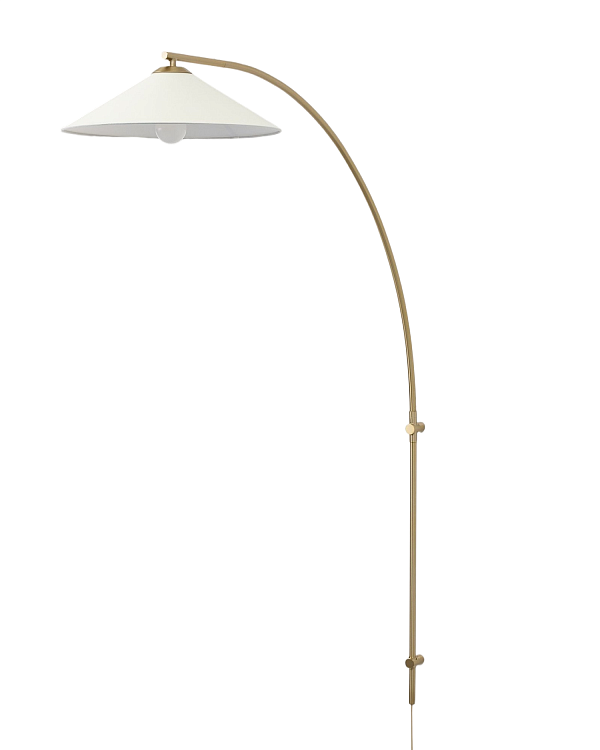 Золотистый настенный светильник Эймс Louvre Home P7851WA