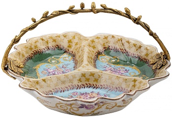 Менажница с ручкой Glasar C514EC/2704