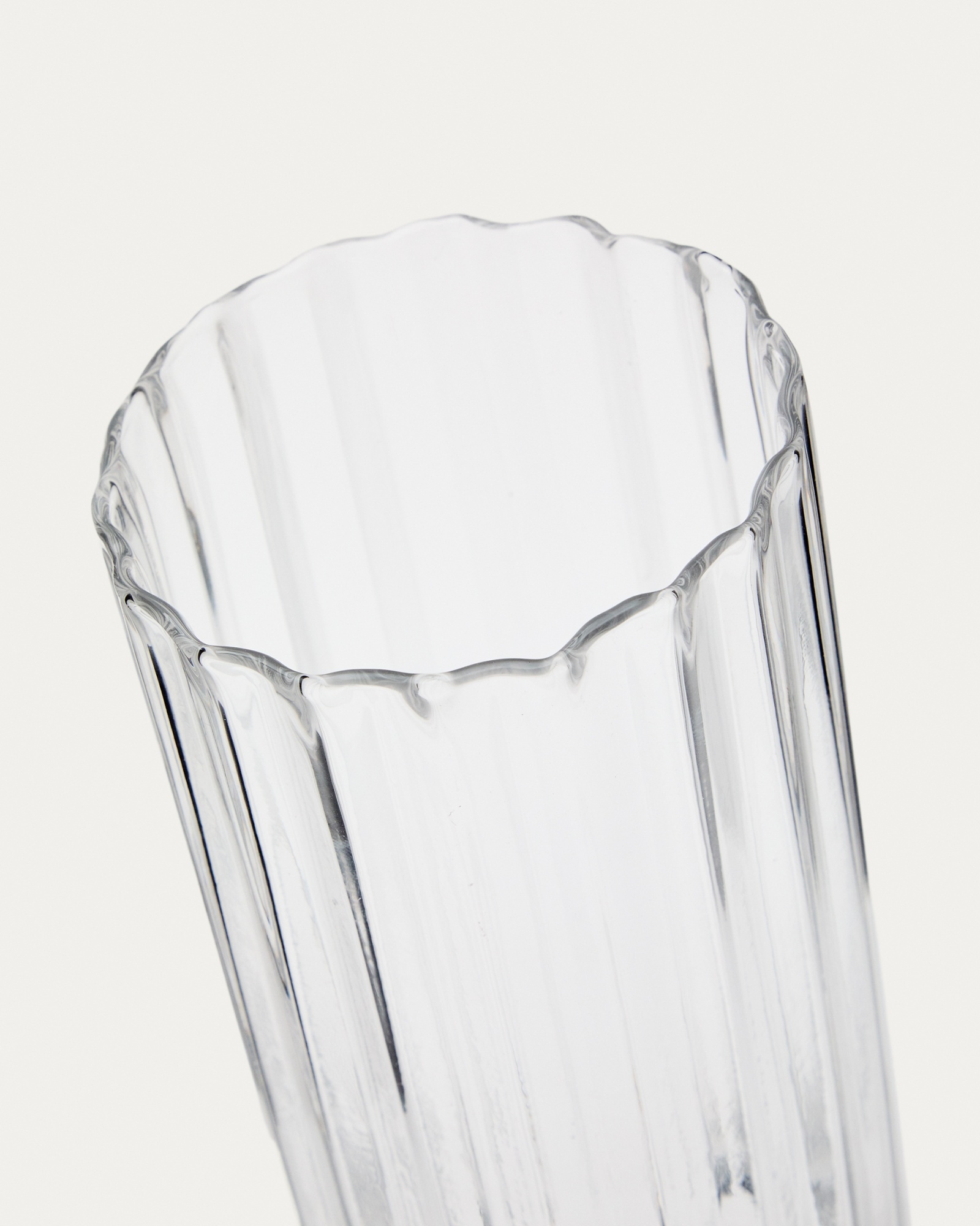 Ваза Neblan прозрачная стеклянная 30 см La Forma (ex Julia Grup)