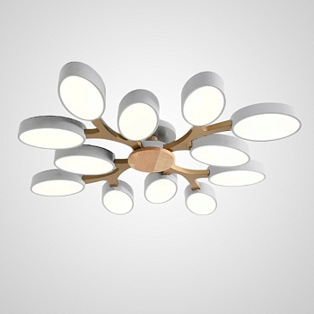 Потолочная люстра INGALIS L114 White by ImperiumLoft