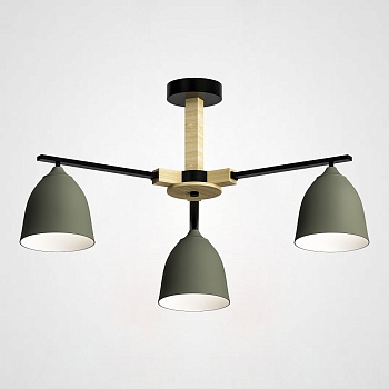 Потолочная люстра NOA 3 Olive by ImperiumLoft