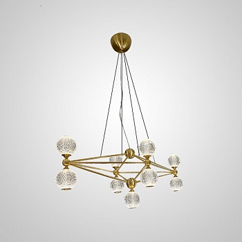 Подвесная люстра TRENTON L9 Gold by ImperiumLoft