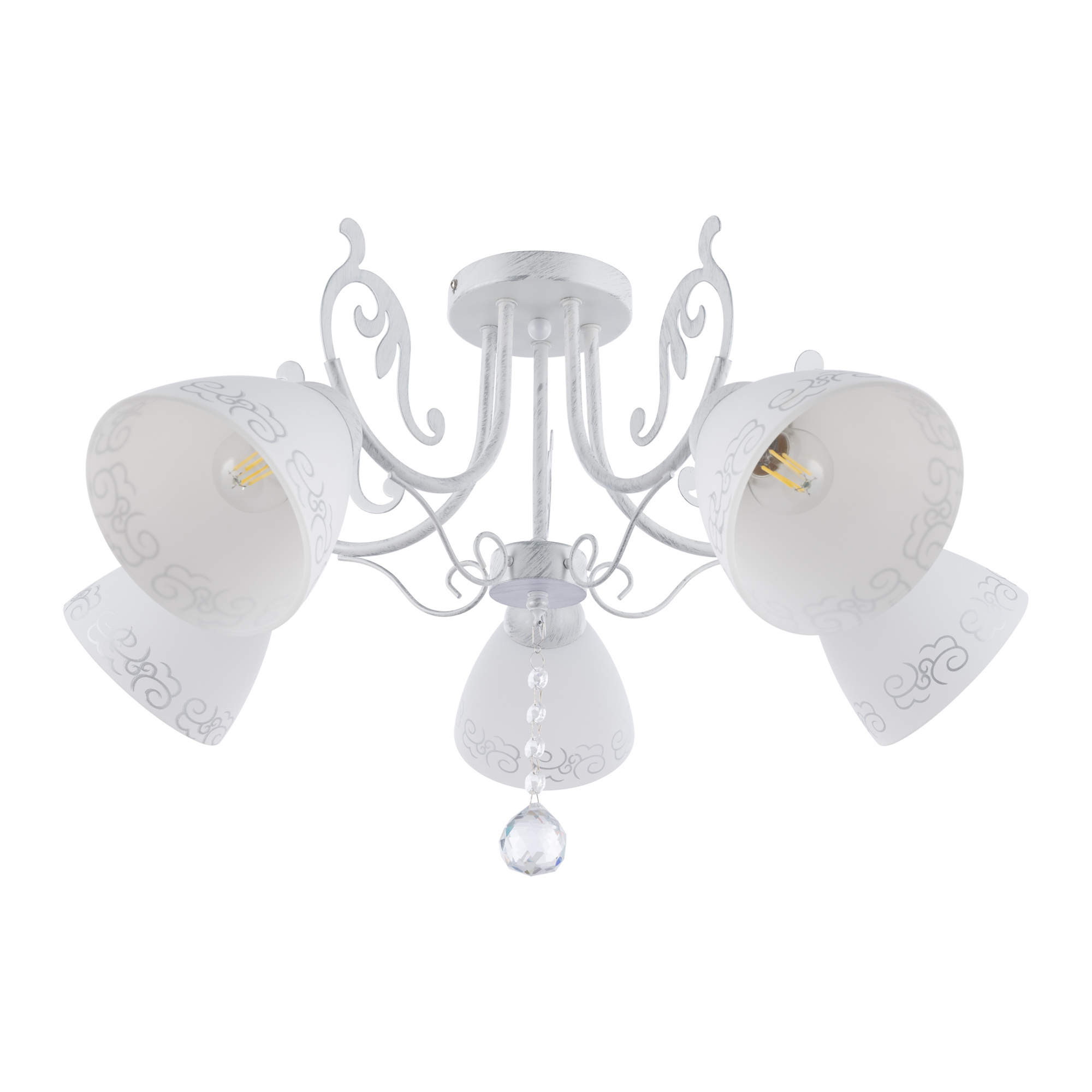 Люстра с плафонами 341900/5 WT+SL Arte Milano