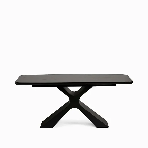 Обеденный стол COSMO S-PLX.14-180x90-N-Ven-VNG(Ven)-typeM-ArcR100 40 мм