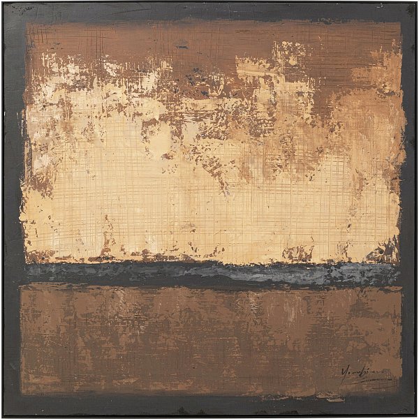 Картина Silence Brown 120x120cm KARE 56786