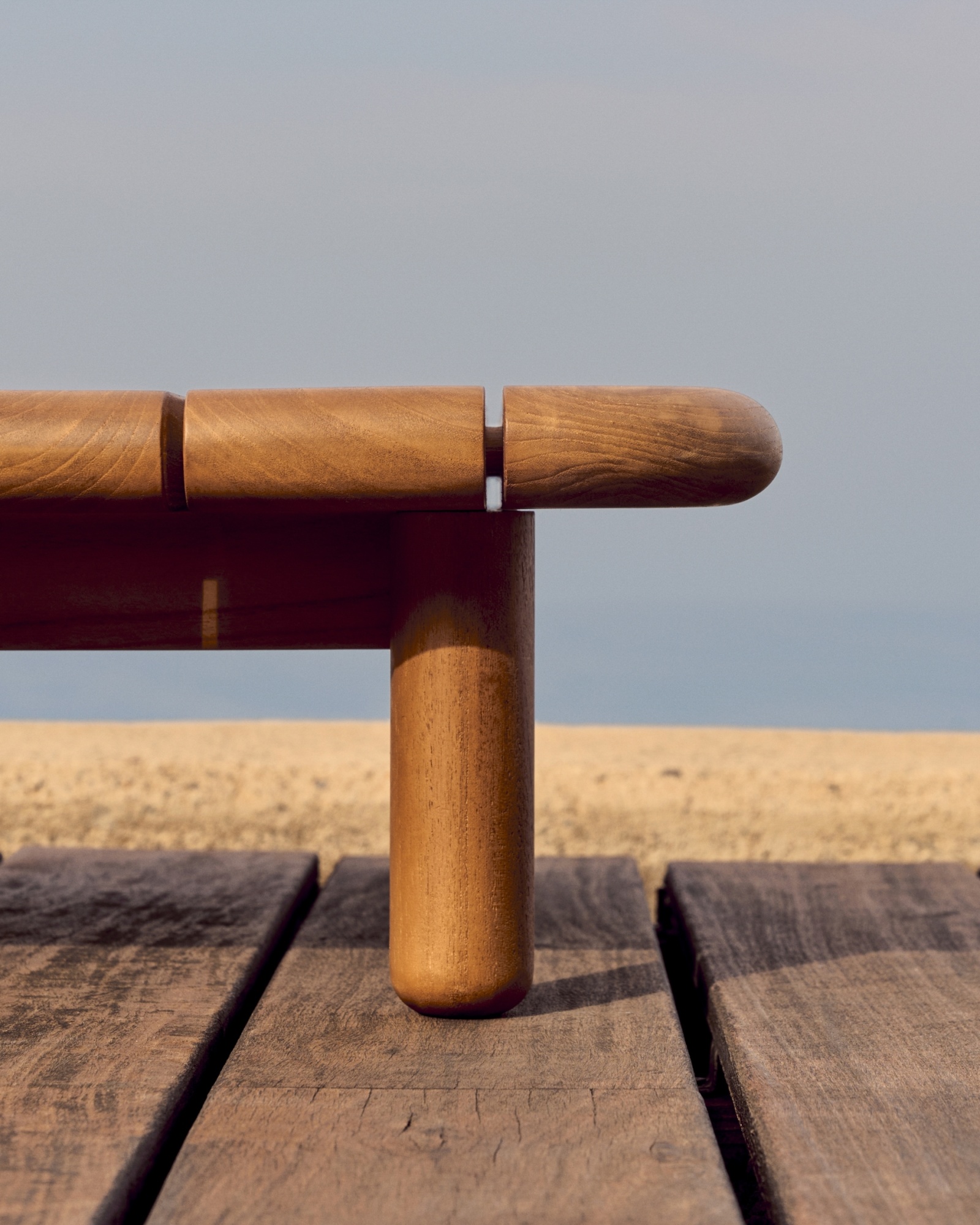 Журнальный столик Turqueta из массива тикового дерева, 140 x 70 см La Forma (ex Julia Grup)