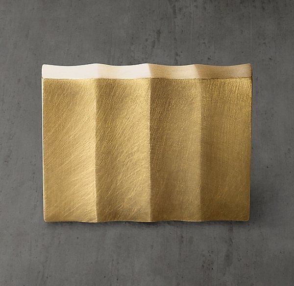 Ручка-кнопка Restoration Hardware Helmsley L.3.8 Lac.Burnished Brass