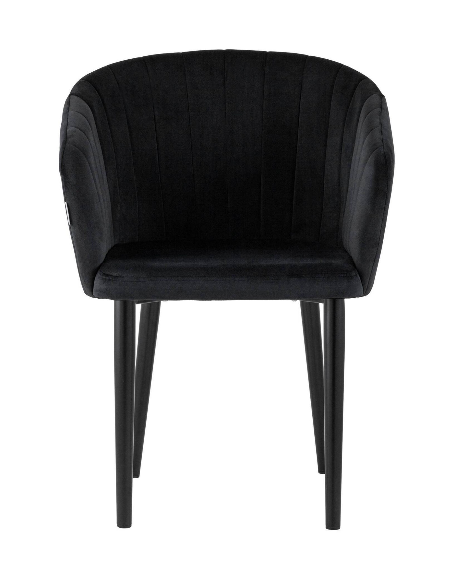 Стул с подлокотниками Нейтон велюр черный Stool Group