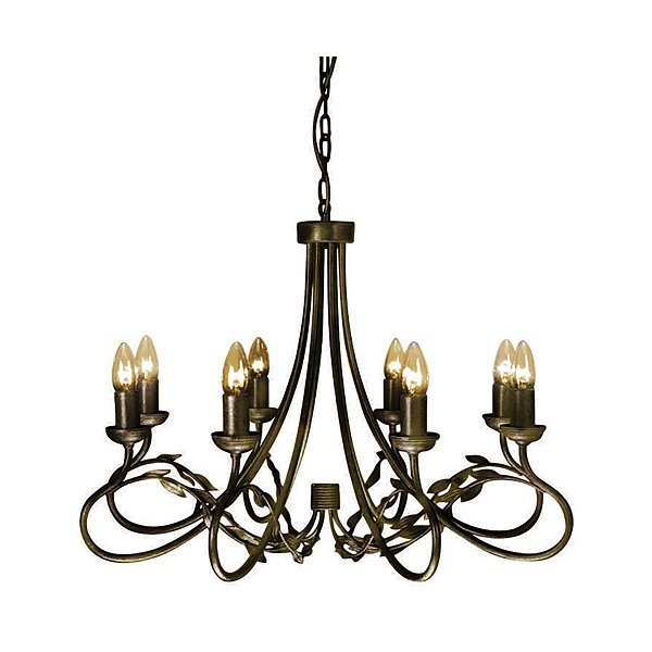Люстра Elstead OV8 BLK/GOLD