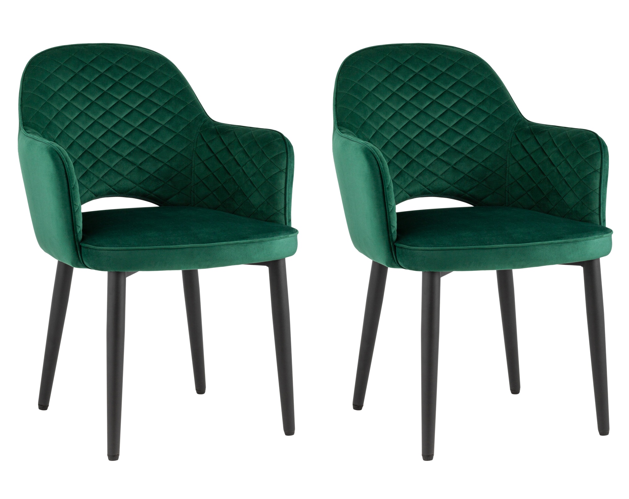 Стул Венера диамант велюр изумрудный 2 шт Stool Group