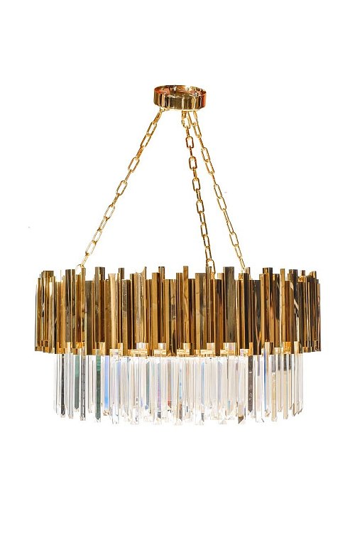 Люстра с кристаллами (золото) Garda Decor 62GDM-81008-800