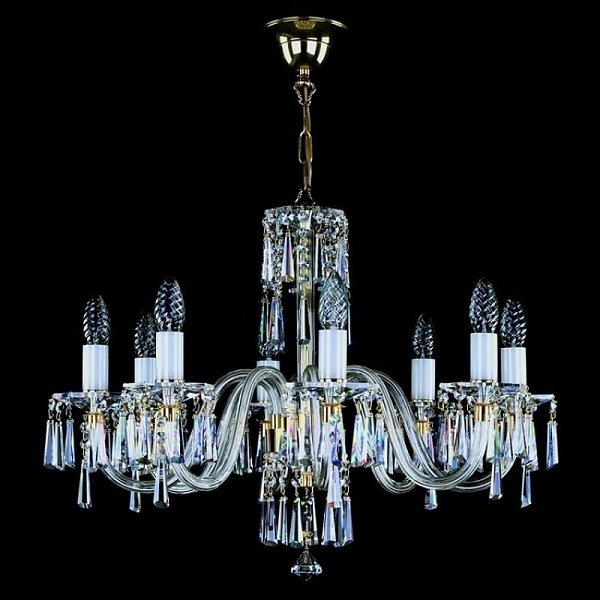 Люстра  Artglass INGEBORG VIII. NICKEL CE