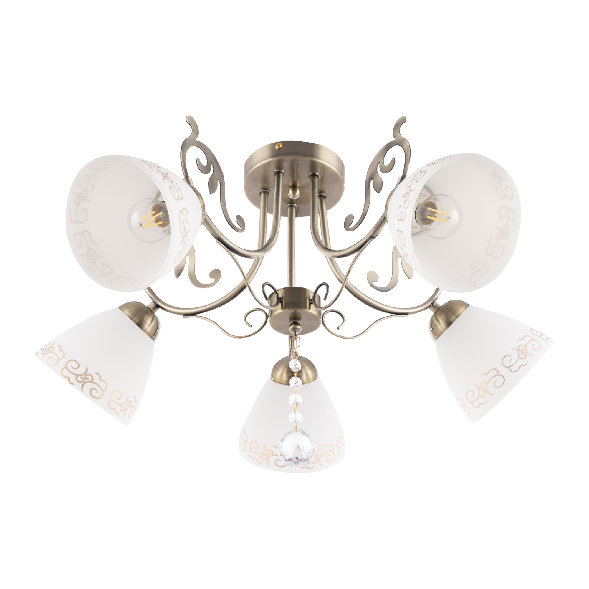 Люстра с плафонами 341900/5 AB Arte Milano