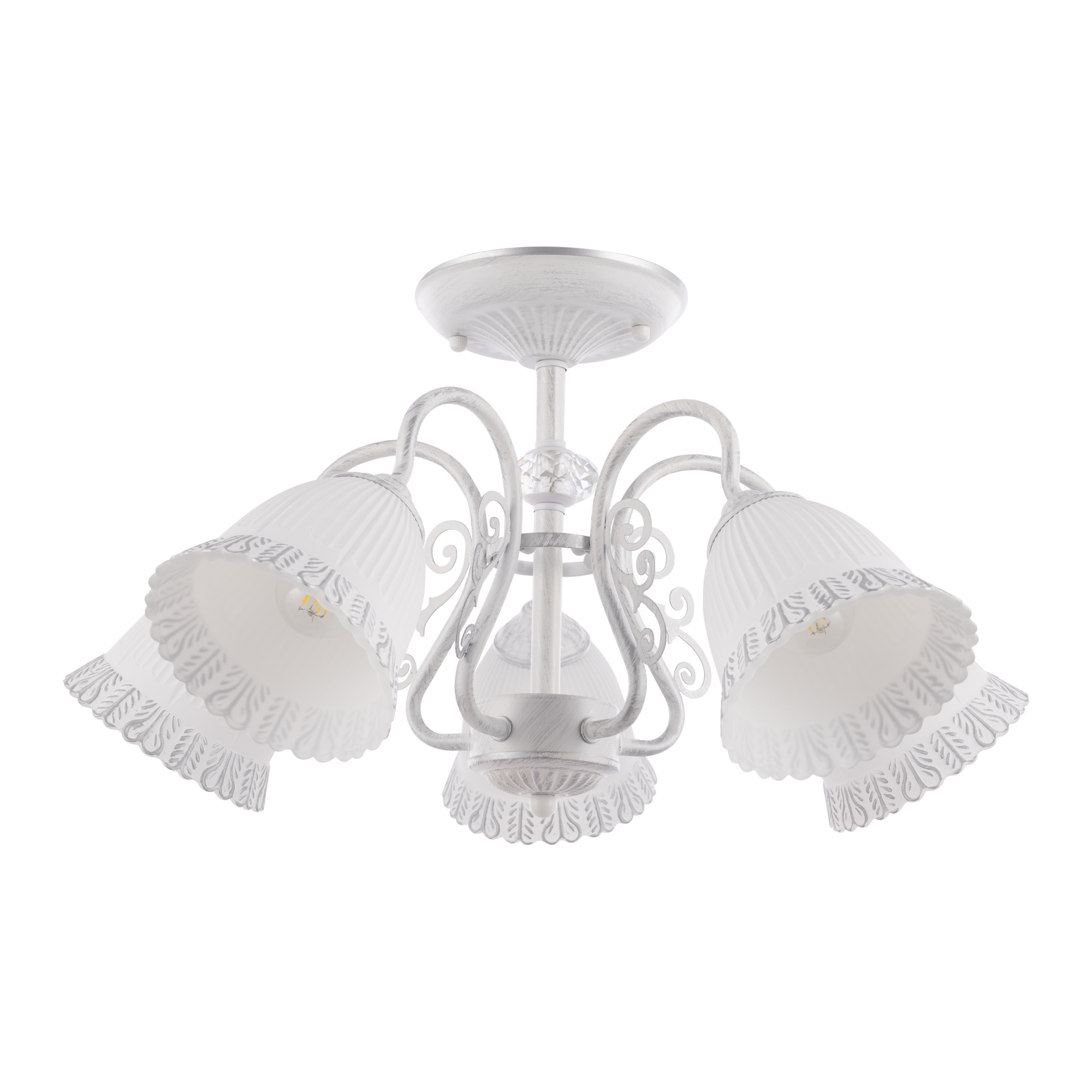 Люстра с плафонами 340800/5 WT+SL Arte Milano