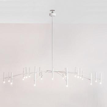 Люстра POP P40 Chandelier 24 lamps D180 Mod.B White by ImperiumLoft