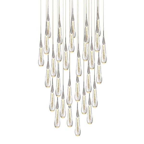 Подвесной светильник  Delight Collection Pour 30 chrome