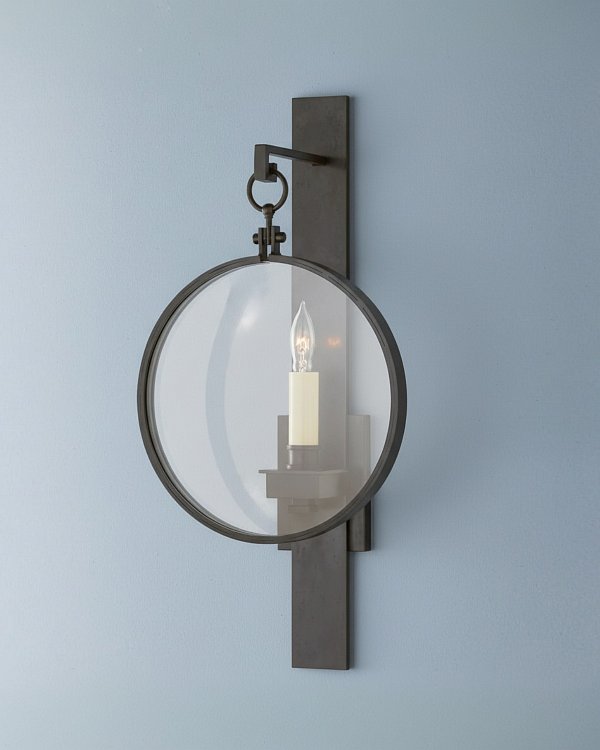 Чёрное бра Ноэль Louvre Home LHLSC330324SWL