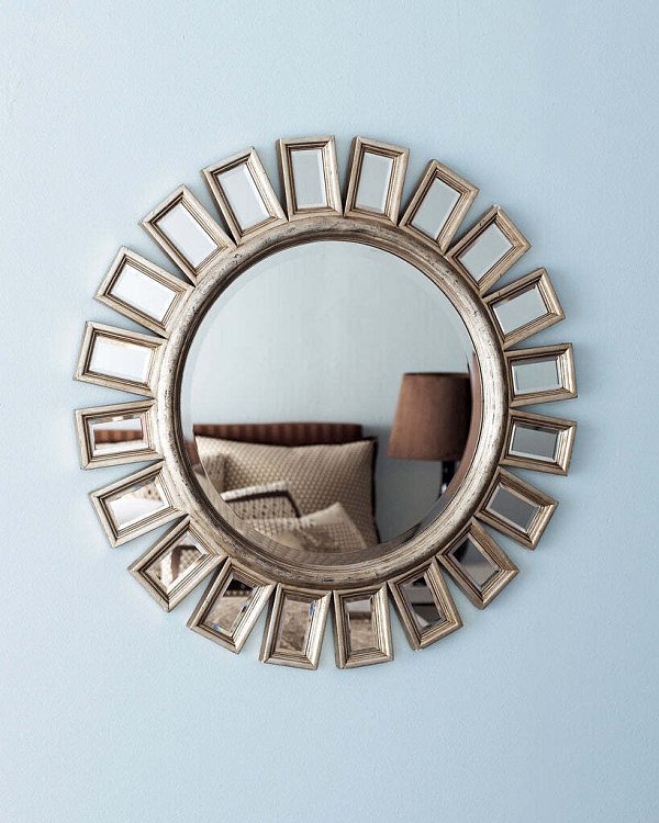 Настенное зеркало в круглой раме Эштон Louvre Home SC1533