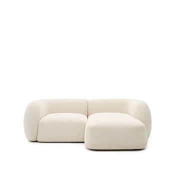 Модульный 2-местный диван Martina цвета экрю с правым шезлонгом 230 см La Forma (ex Julia Grup)