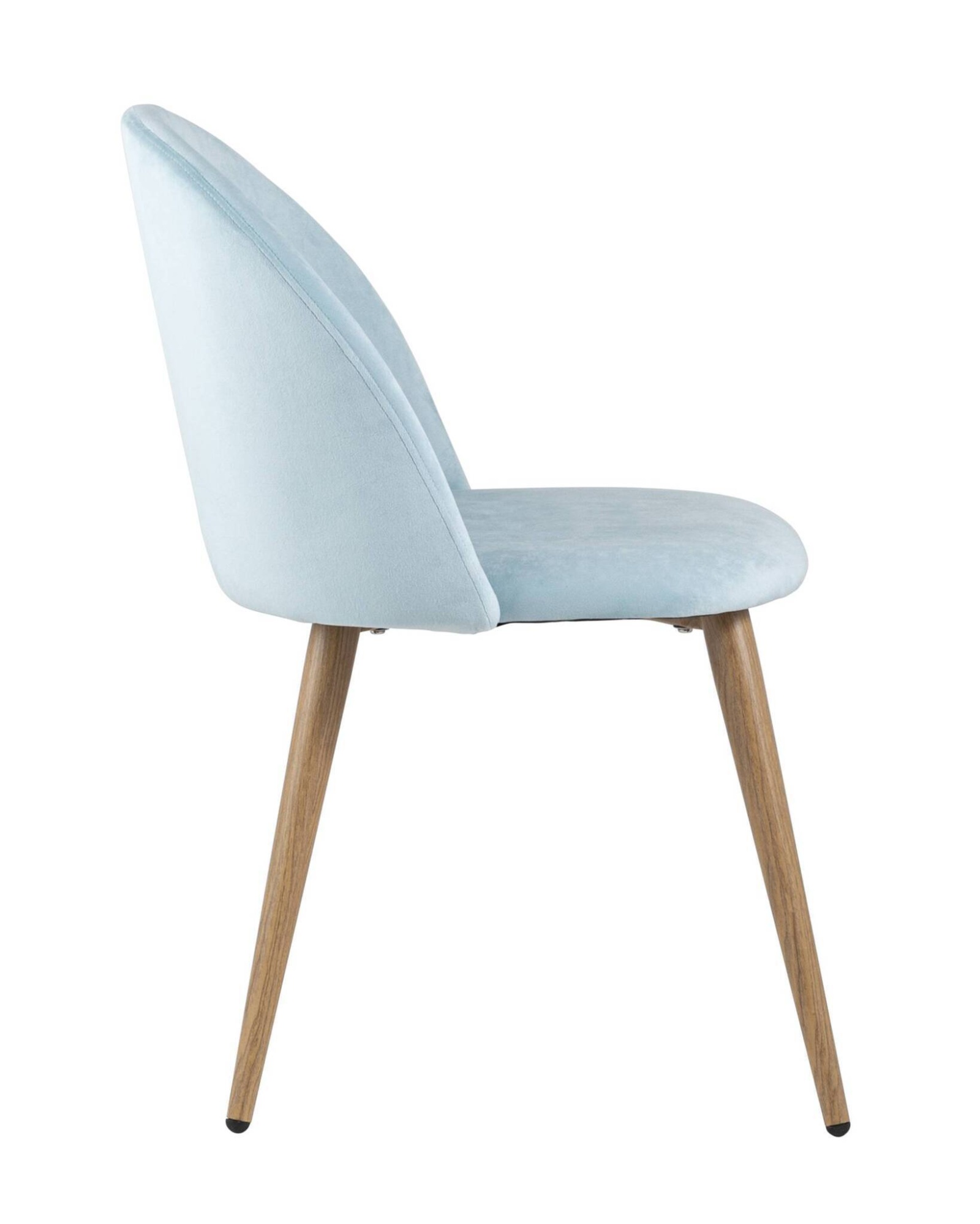 Стул Лион велюр пыльно-голубой Stool Group