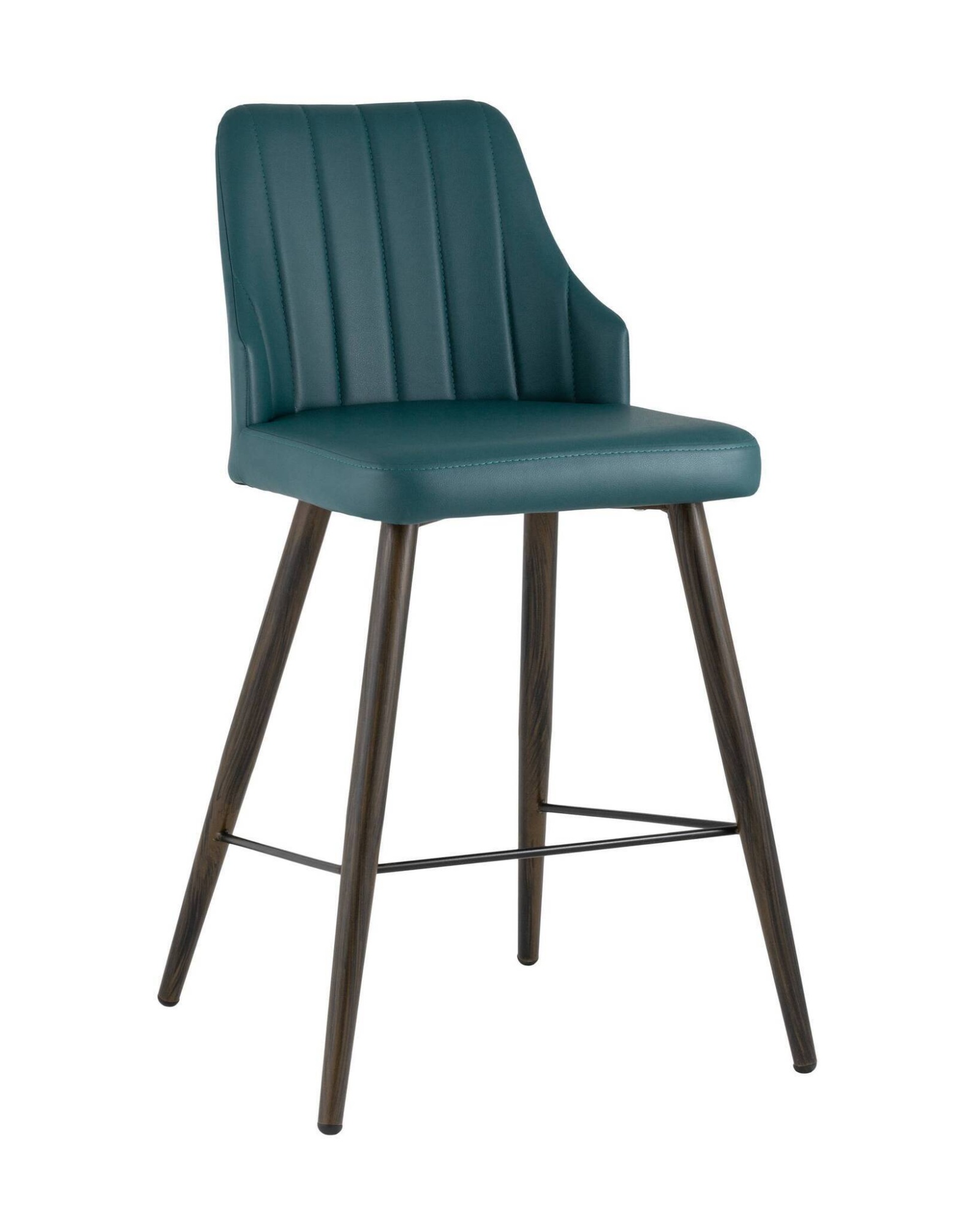 Стул полубарный Коналл экокожа темно-синий Stool Group