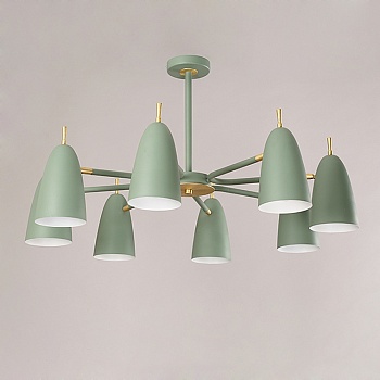 Люстра на штанге PINNACLE D86 Green by ImperiumLoft