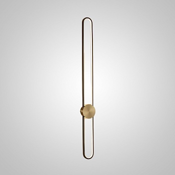 Настенный светильник HEIDY L H120 Black Brass by ImperiumLoft