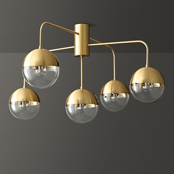 Потолочная люстра SVANTE Brass by ImperiumLoft