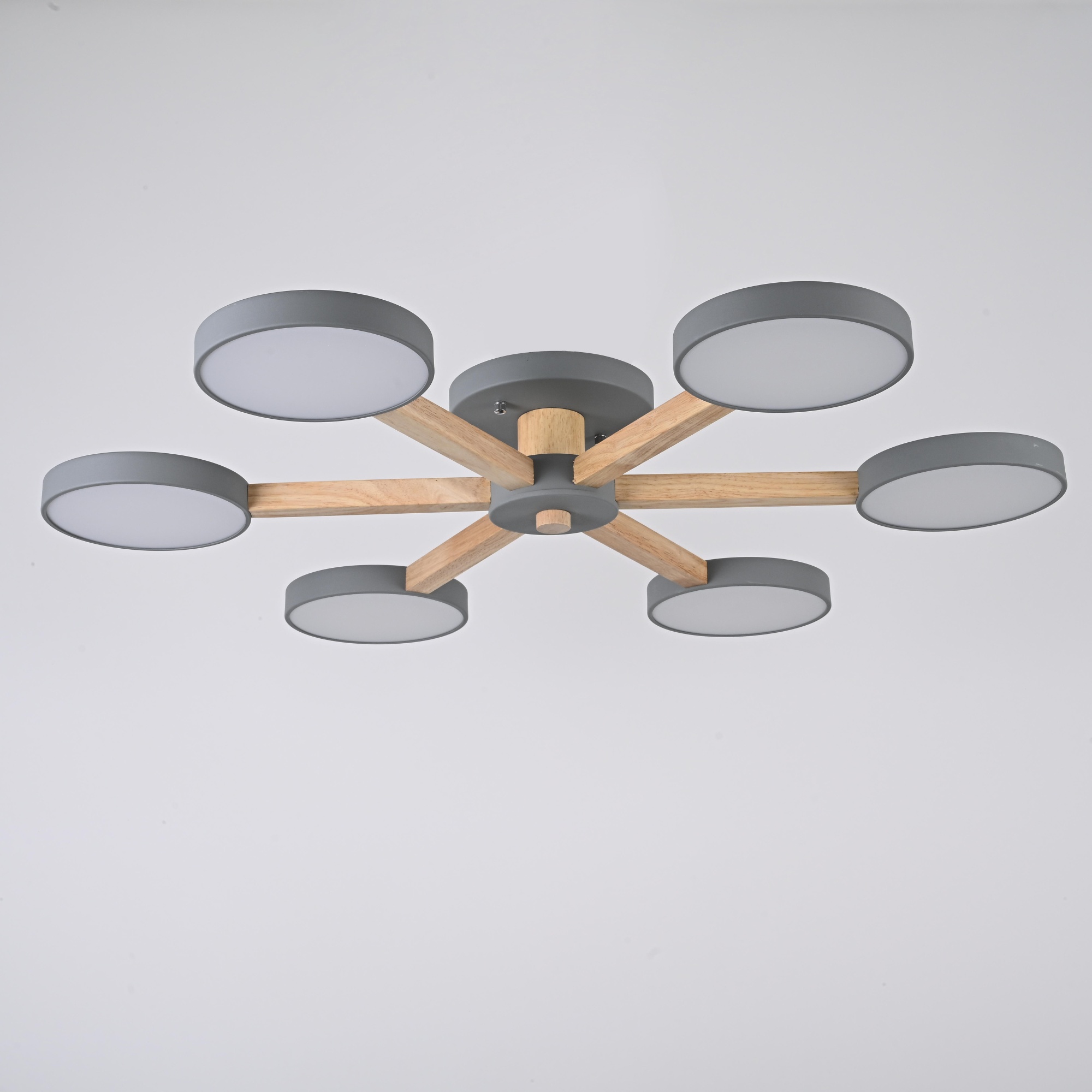 Потолочная люстра TURNA 6 Gray by ImperiumLoft