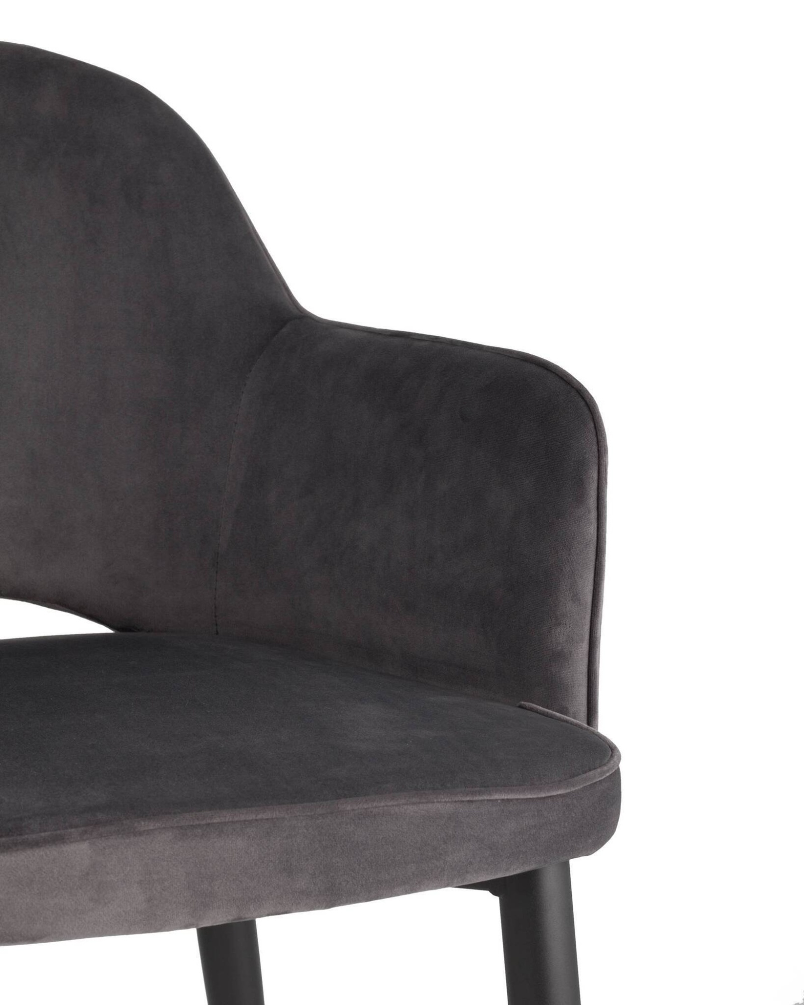 Стул Венера велюр серый Stool Group