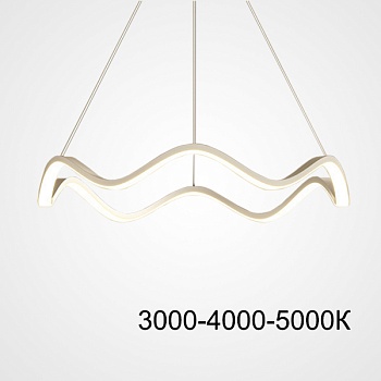 Подвесная люстра DOLORES L50 White Трехцветный свет by ImperiumLoft