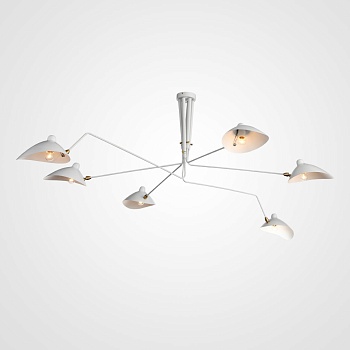 Потолочная люстра TEBES L6 White by ImperiumLoft