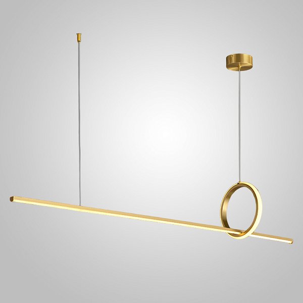 Подвесной светильник MOFFIT B LONG L120 Brass by ImperiumLoft