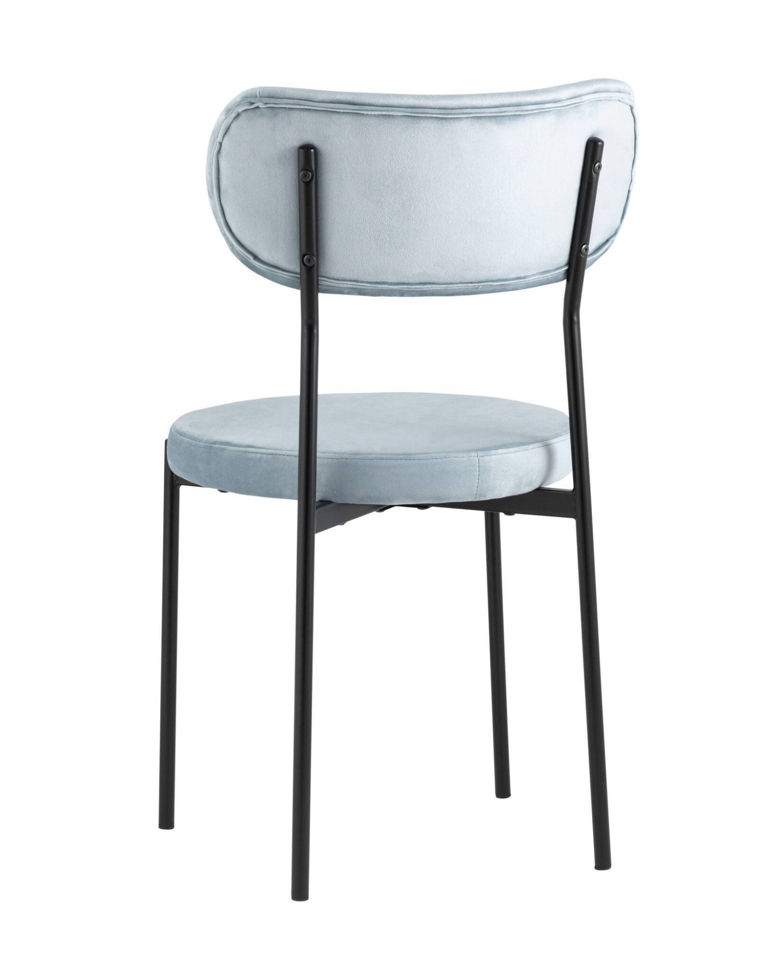 Стул Барбара велюр серо-голубой Stool Group