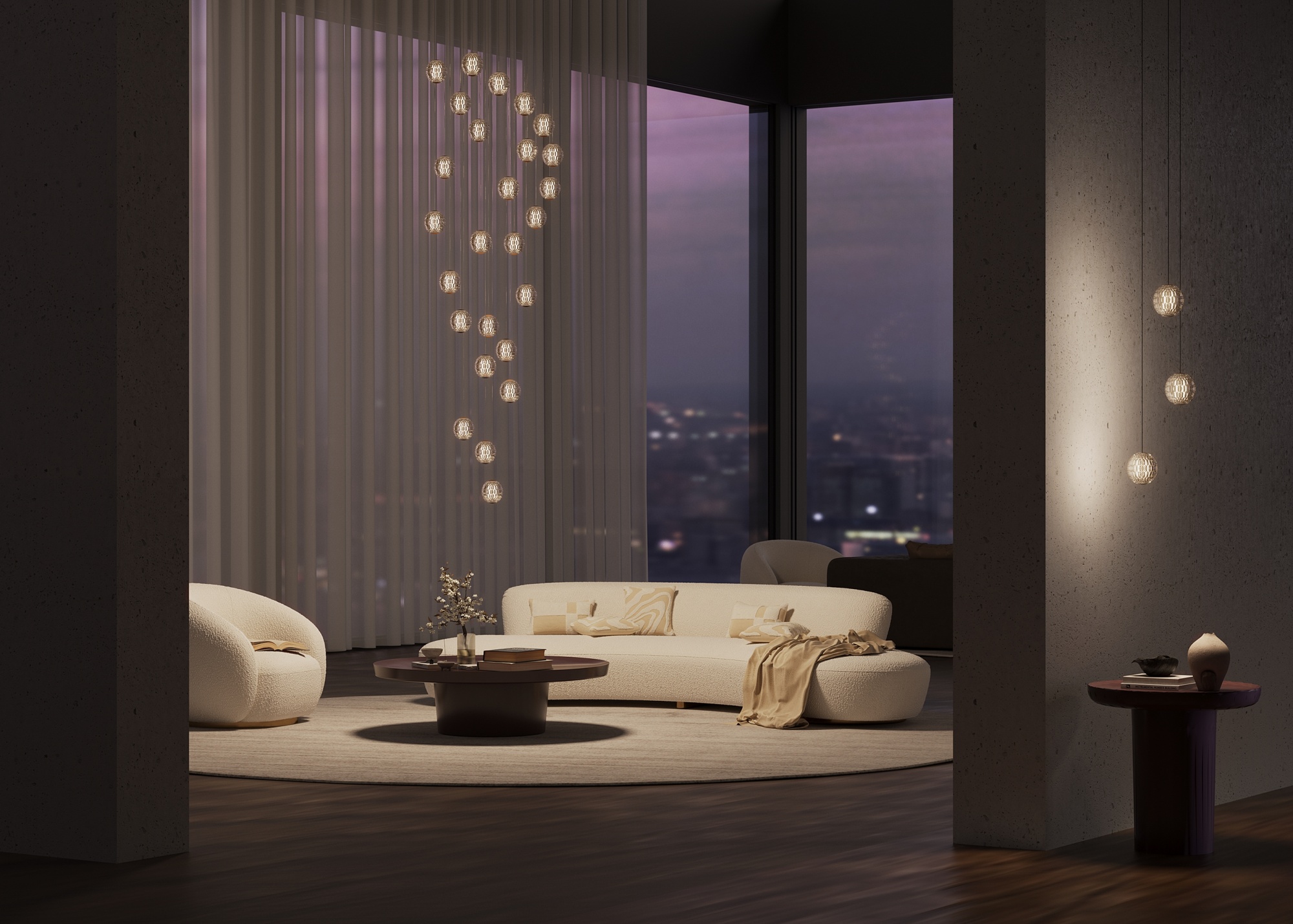 Подвесной светильник Maytoni MOD293PL-L140BS3K