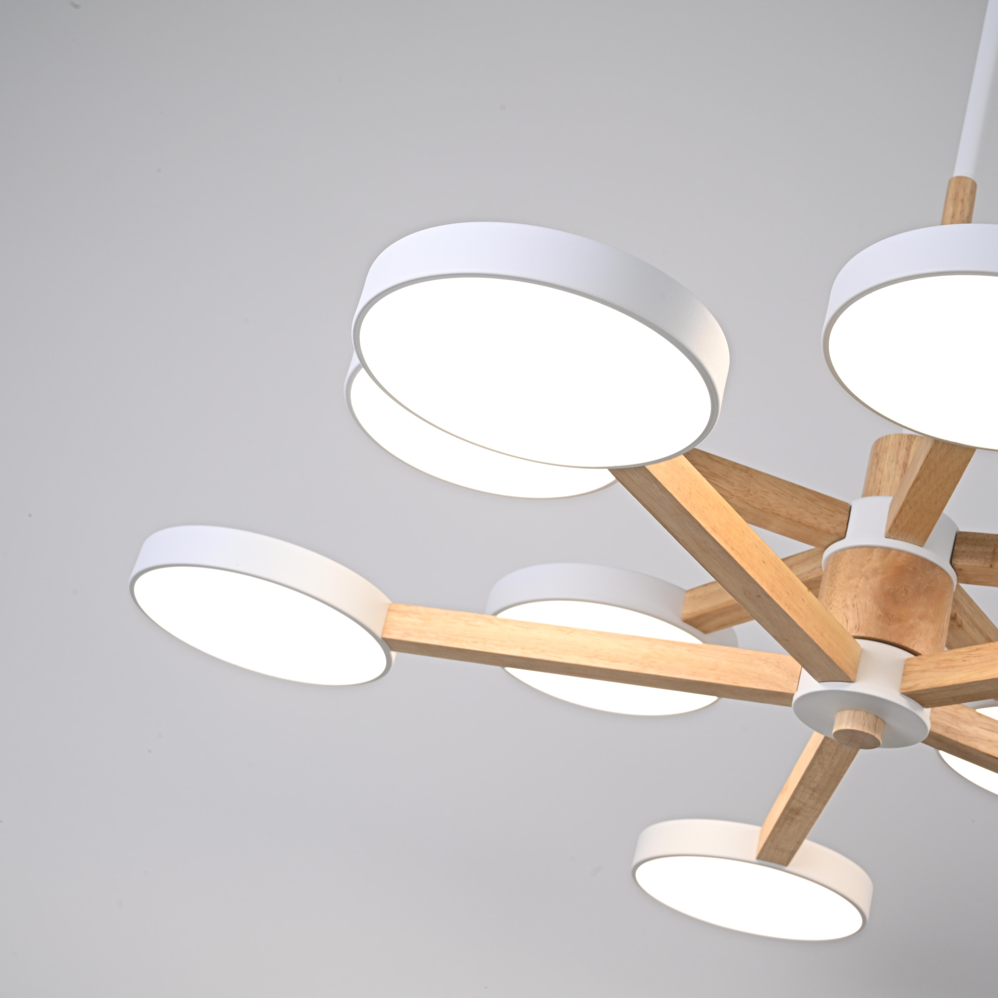 Подвесная люстра TURNA DBL L10 White by ImperiumLoft