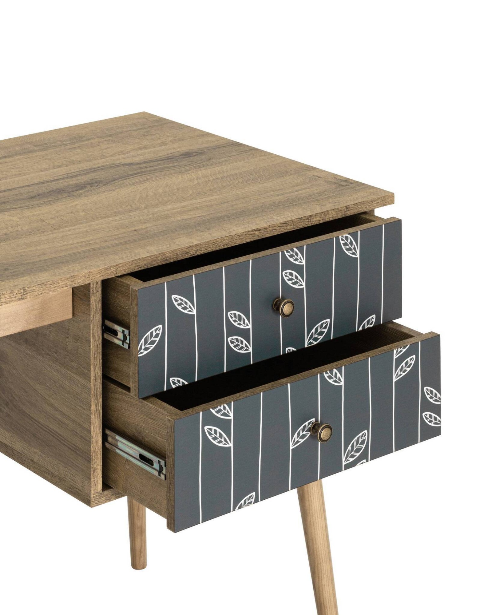 Стол рабочий Berber принт 18 с малой тумбой Stool Group