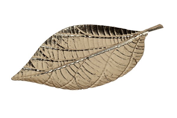 Тарелка декоративная Лист золотая Garda Decor 37SM-88070