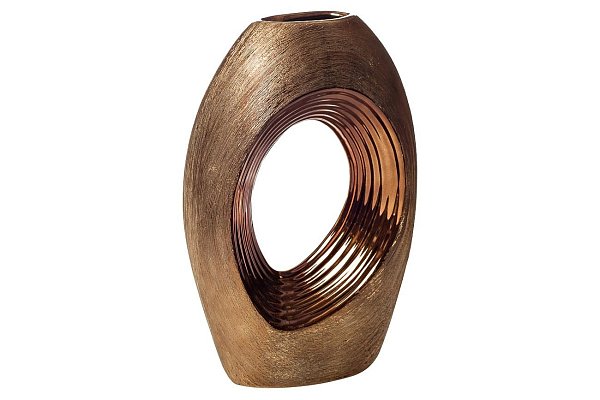 Ваза керамическая декоративная (золотая) Garda Decor 18H2535S-5