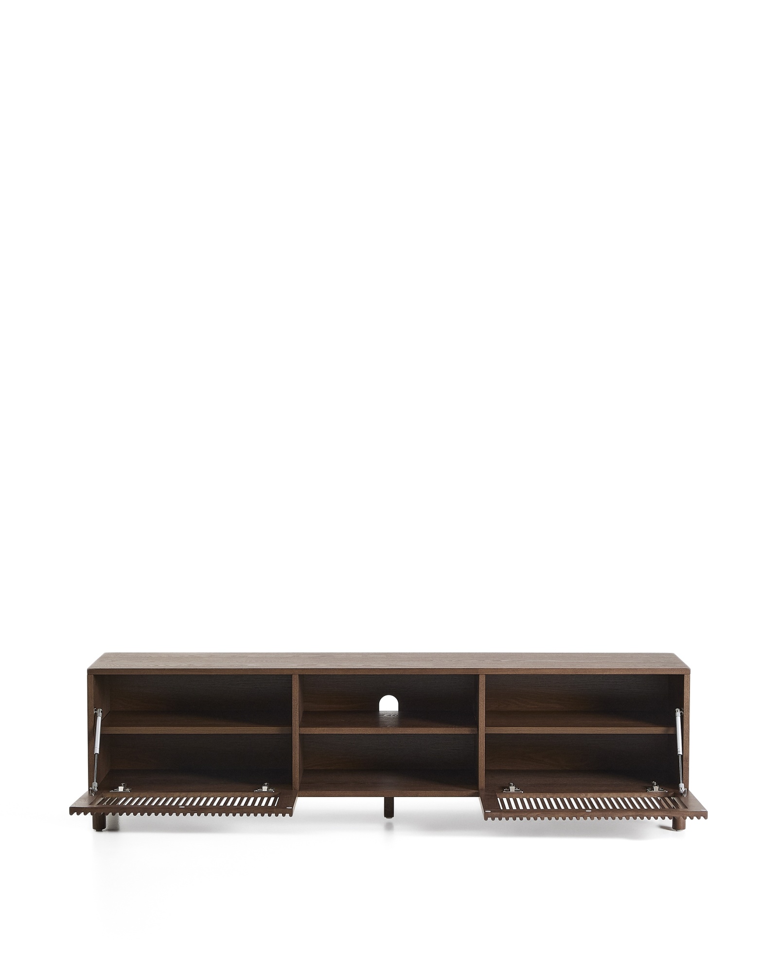 Тумба под ТВ Beyla из ясеня с отделкой под орех La Forma (ex Julia Grup)