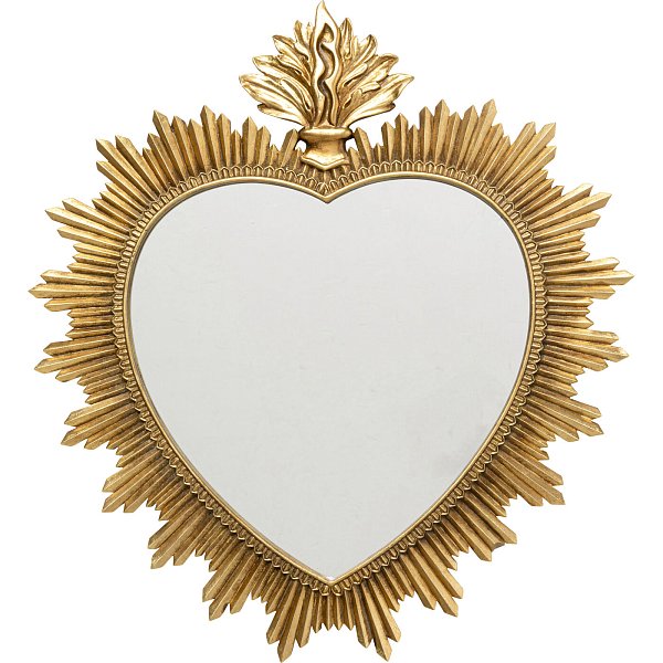 Украшение настенное Heart Зеркало 39x54cm KARE 58284