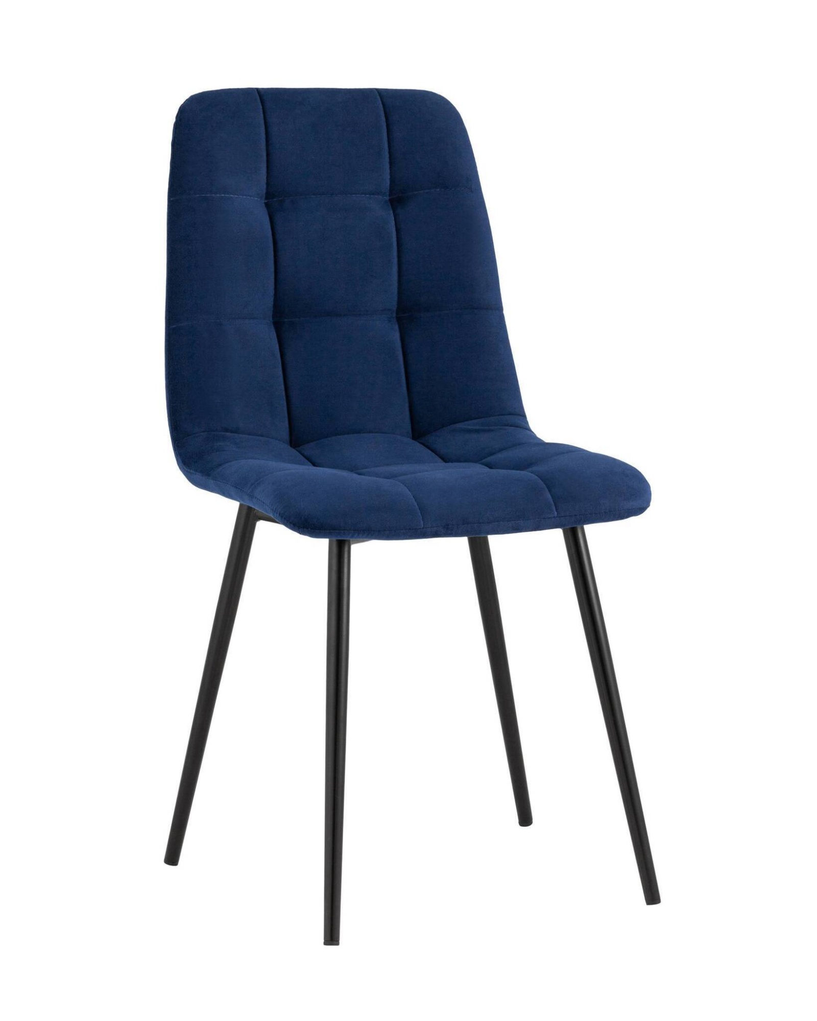 Стул Oliver велюр тёмно-синий Stool Group