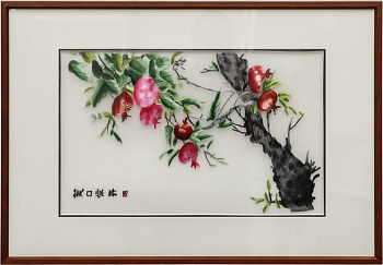 Картина гладью Ветвь гранатового дерева Glasar 56-389