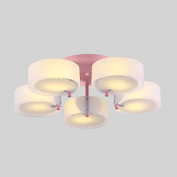 Потолочная люстра HEDDA D73 5 lamps Pink by ImperiumLoft