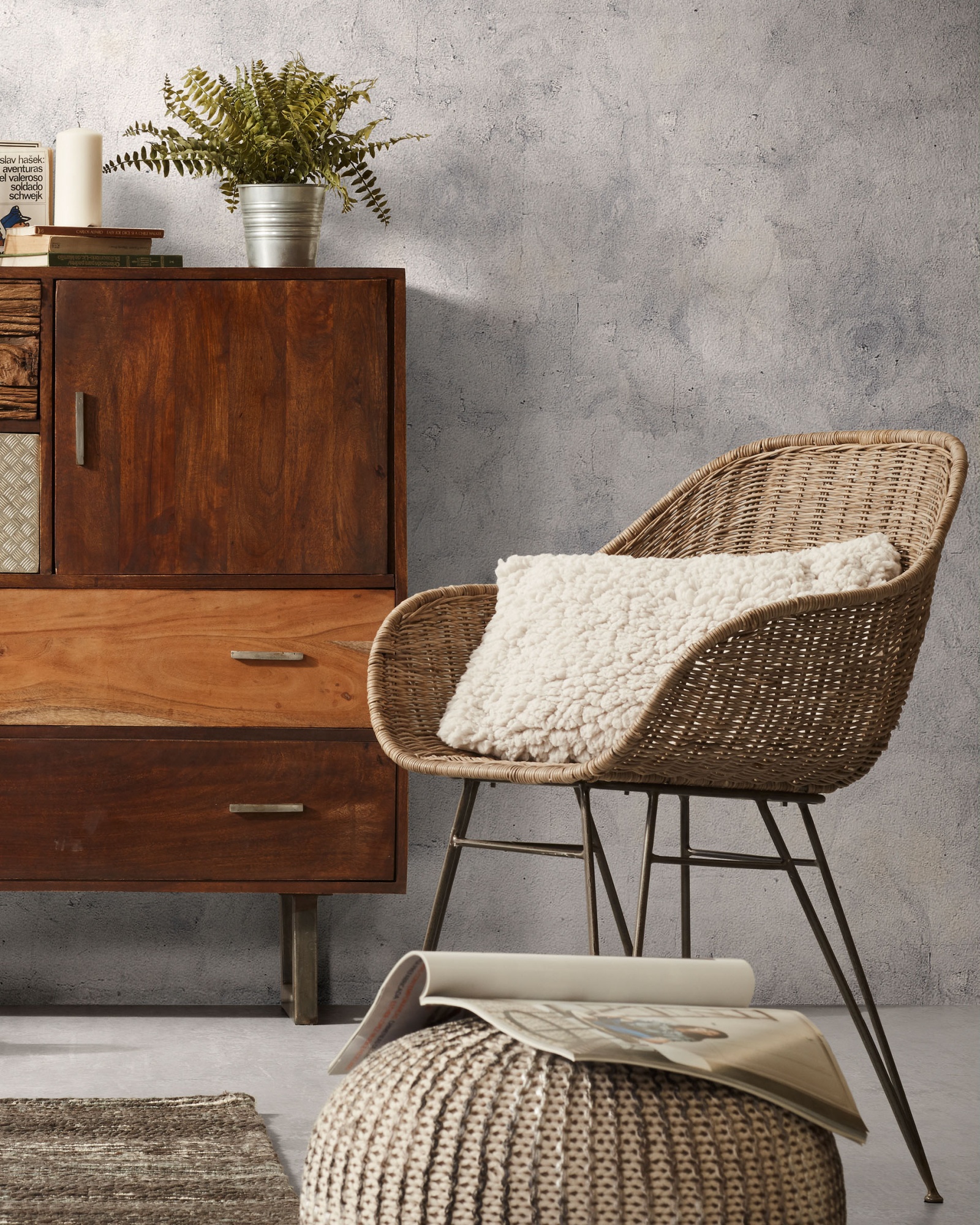 Кресло Charley ротанг La Forma (ex Julia Grup)