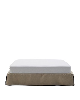 Основание кровати Jaira со съемным чехлом серо-коричневое для матраса размером 180 х 190 см La Forma (ex Julia Grup)