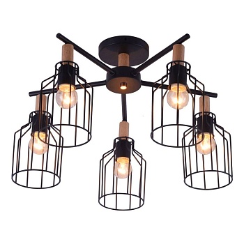 Люстра на штанге Escada 469/5PL Black