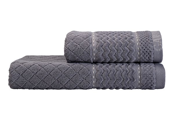Полотенце "Наполи" 50*90 серое Garda Decor 119VAL-ARG5090-POL SER