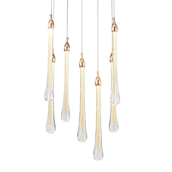 Подвесной светильник  Delight Collection Teardrop 7 gold